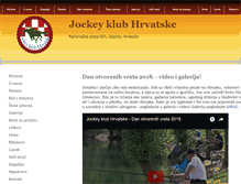 Tablet Screenshot of jockey-klub.hr